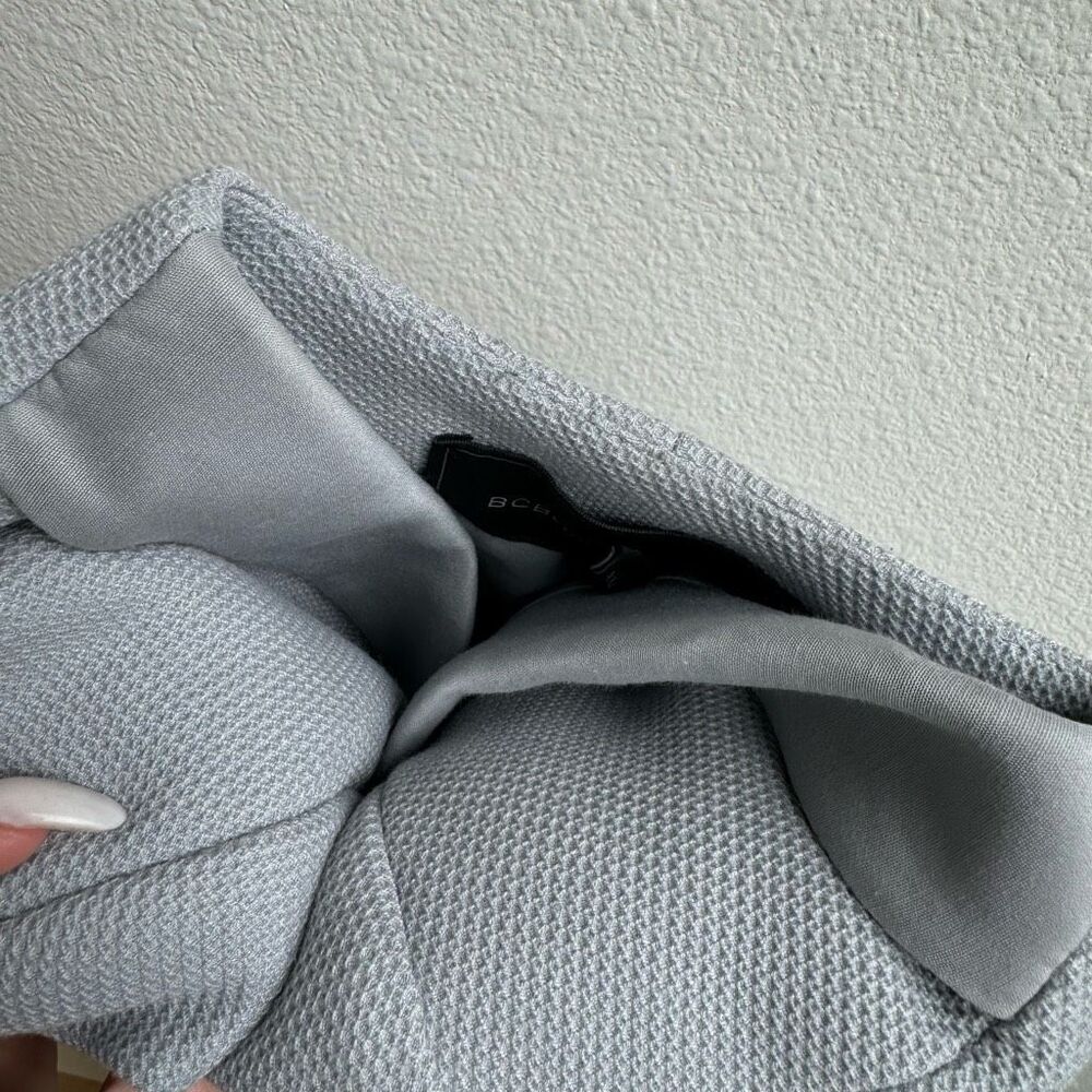 BCBGMAXAZRIA Gray Blue Pant Suit Trouser Office Career Two Piece Size XXS - Picture 10 of 12